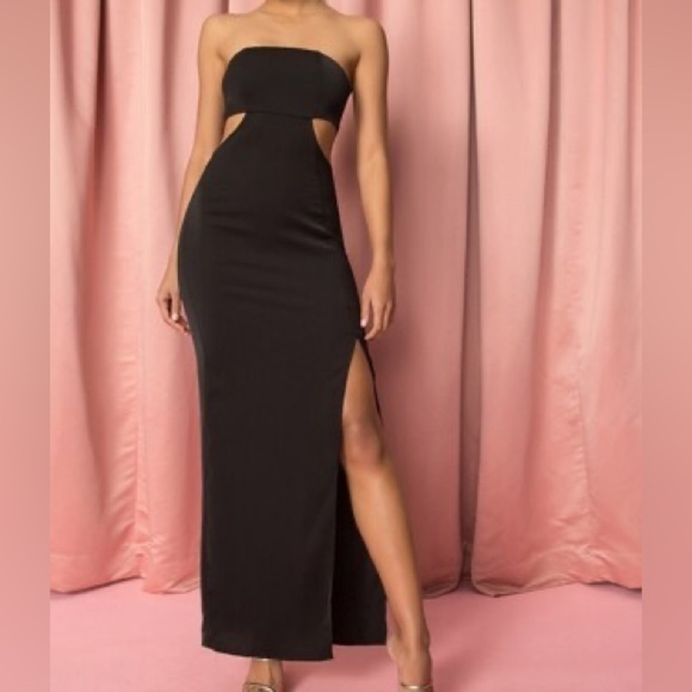 Superdown paola maxi dress Black small